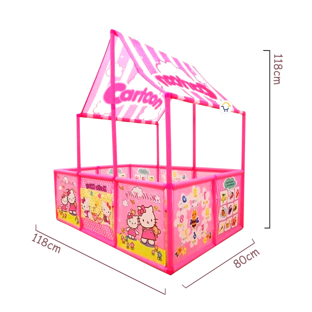 Casita Carpa Piscina De Pelotas WD924C