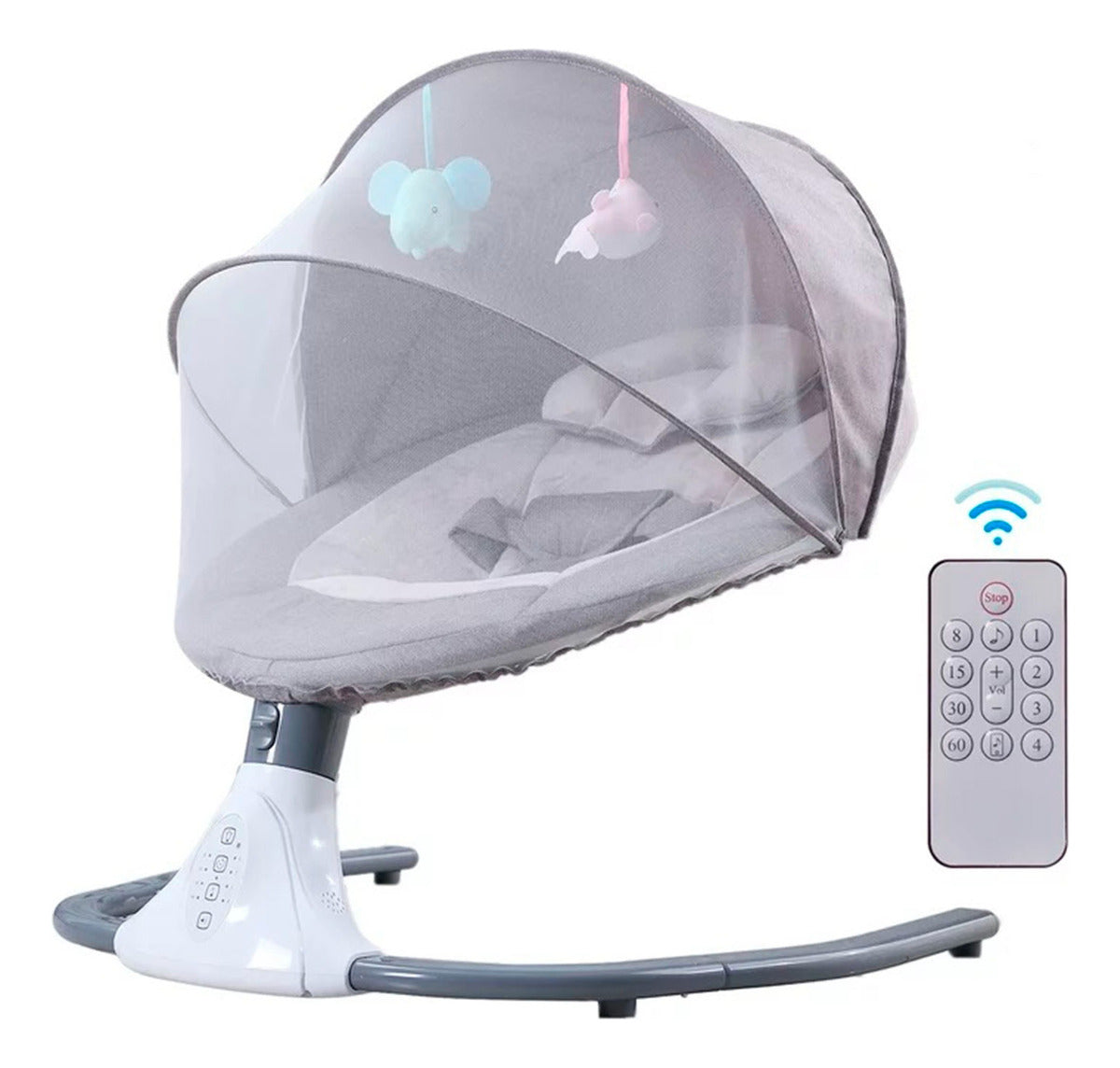 SILLA MECEDORA ELECTRICA 2026 GRIS