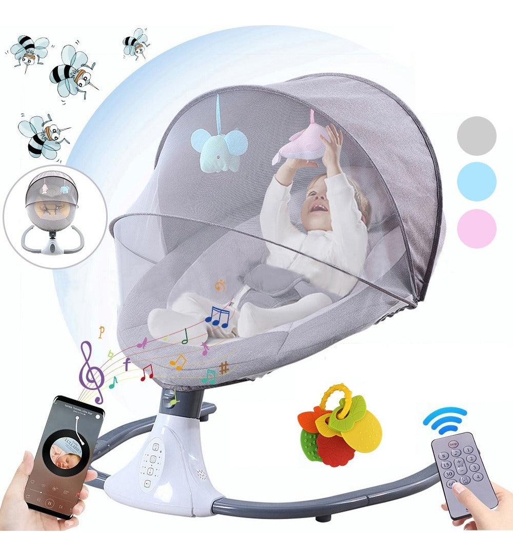 SILLA MECEDORA ELECTRICA 2026 GRIS