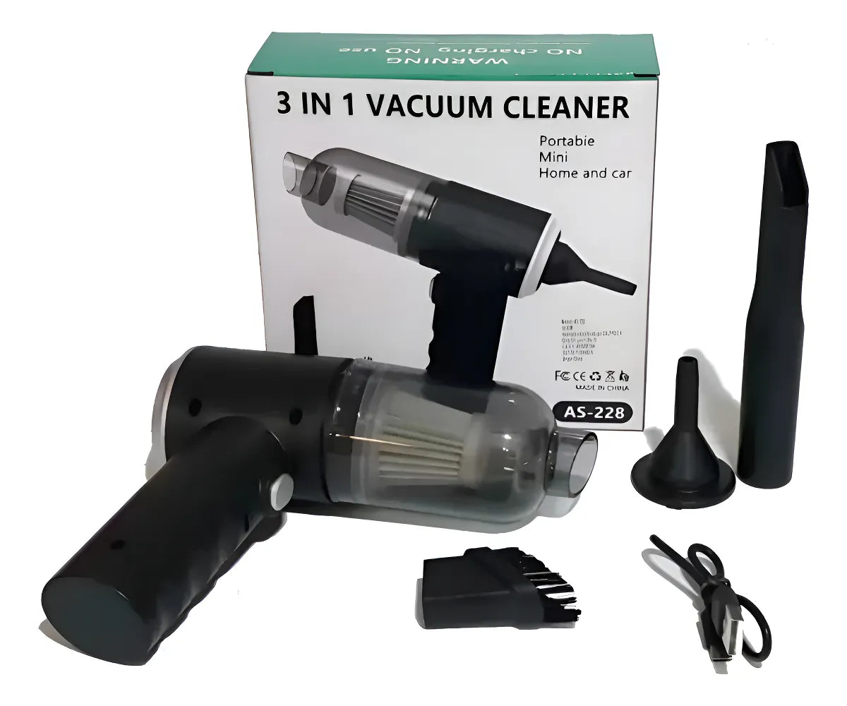 Mini Aspiradora Portatil 3 en 1