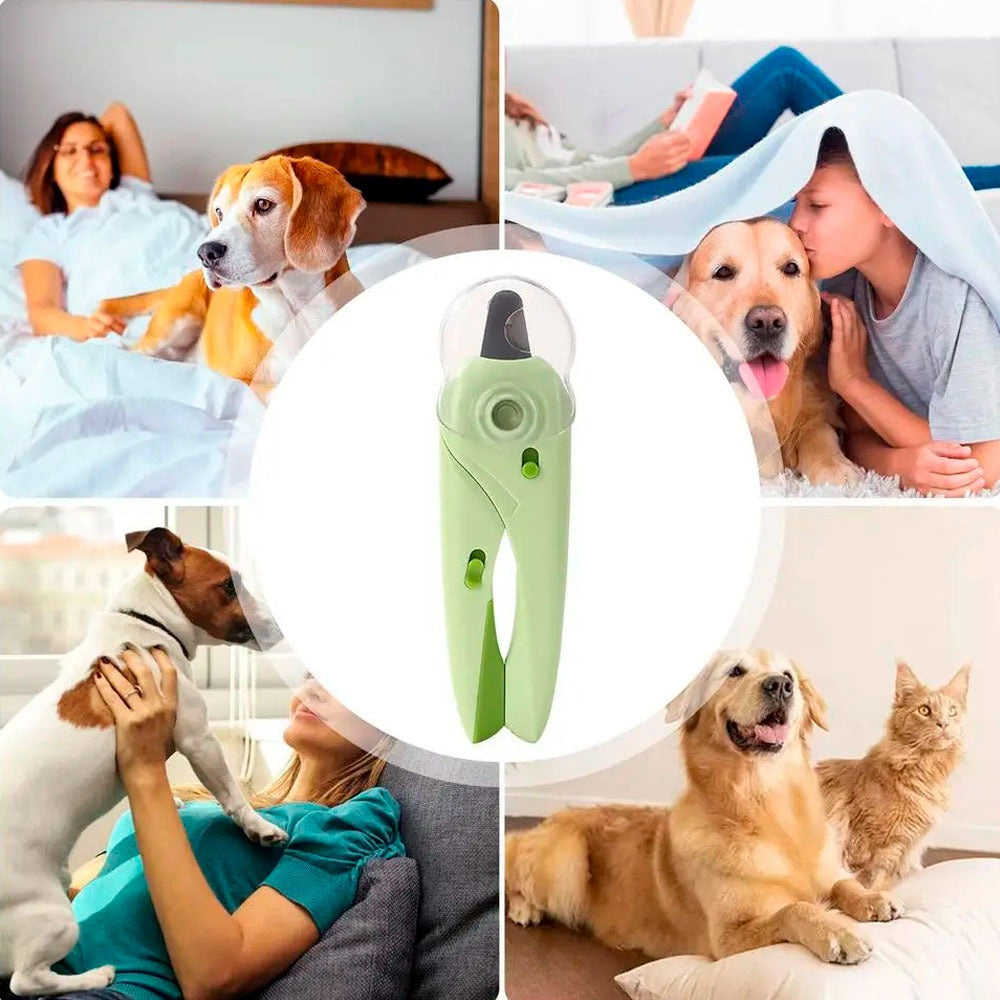 Cortaúñas para mascotas con luz led