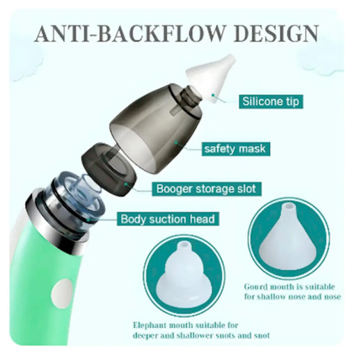 Aspirador Nasal Para Bebes Saca Mocos Zo